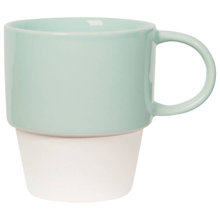 Now Designs by Danica - Wholesale Coffee Mug - Flora Assorted Nesting Mugs Set of 4