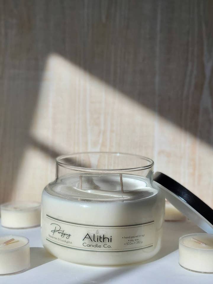 All Natural Candle, Non Toxic, Apothecary Jars, Gift Set for for wholesale by Alithi Candle Co
