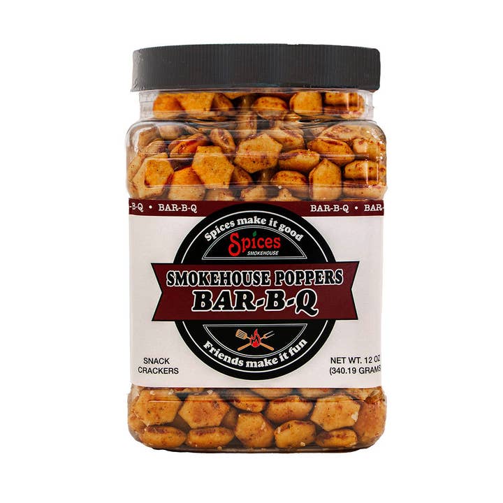 Smokehouse Crackers - Wholesale Crackers - Smokehouse Poppers 3ct "Tester" 12 oz Jars6