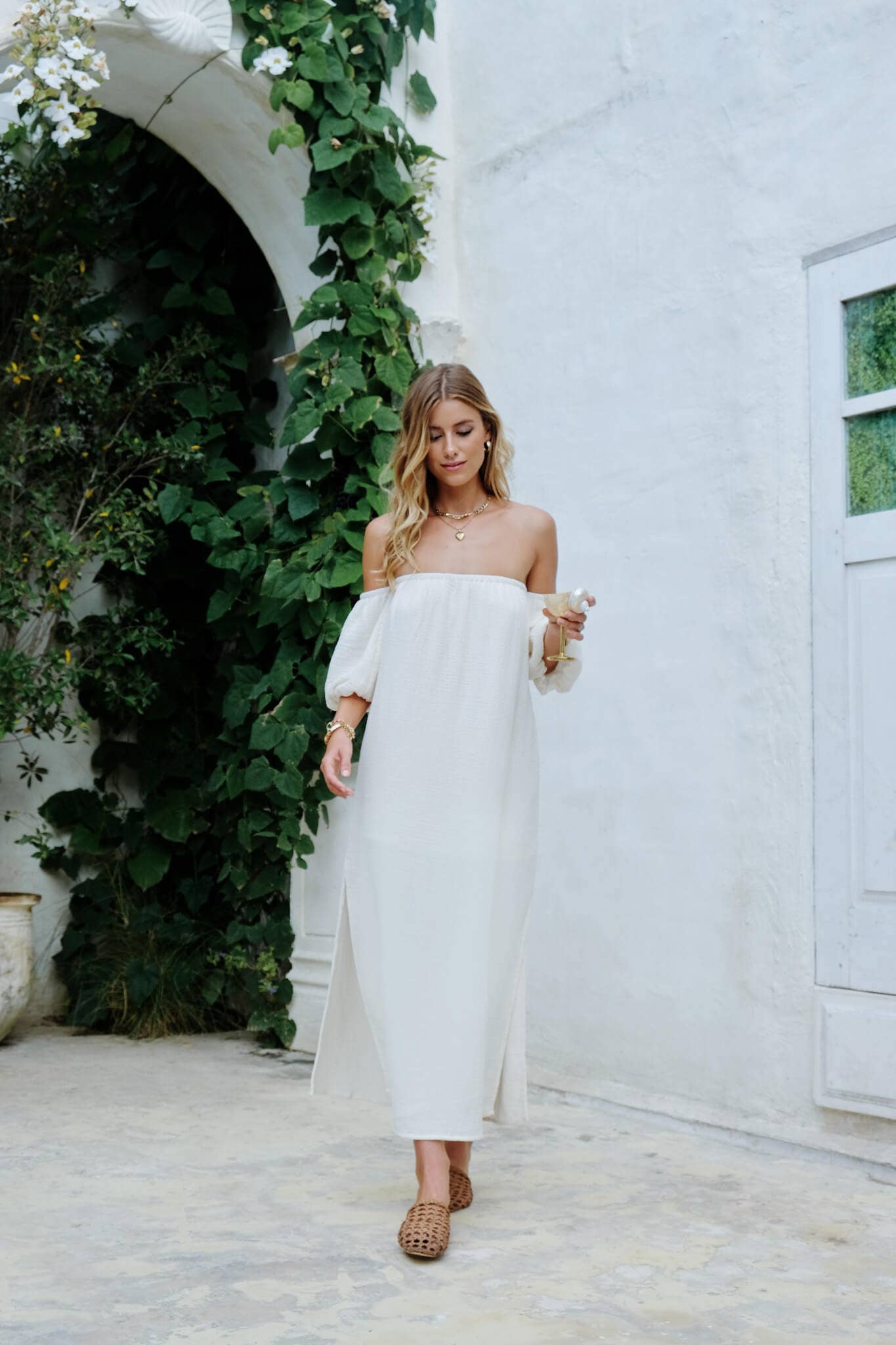 off white Juliette Midi Dress for wholesale on Faire1