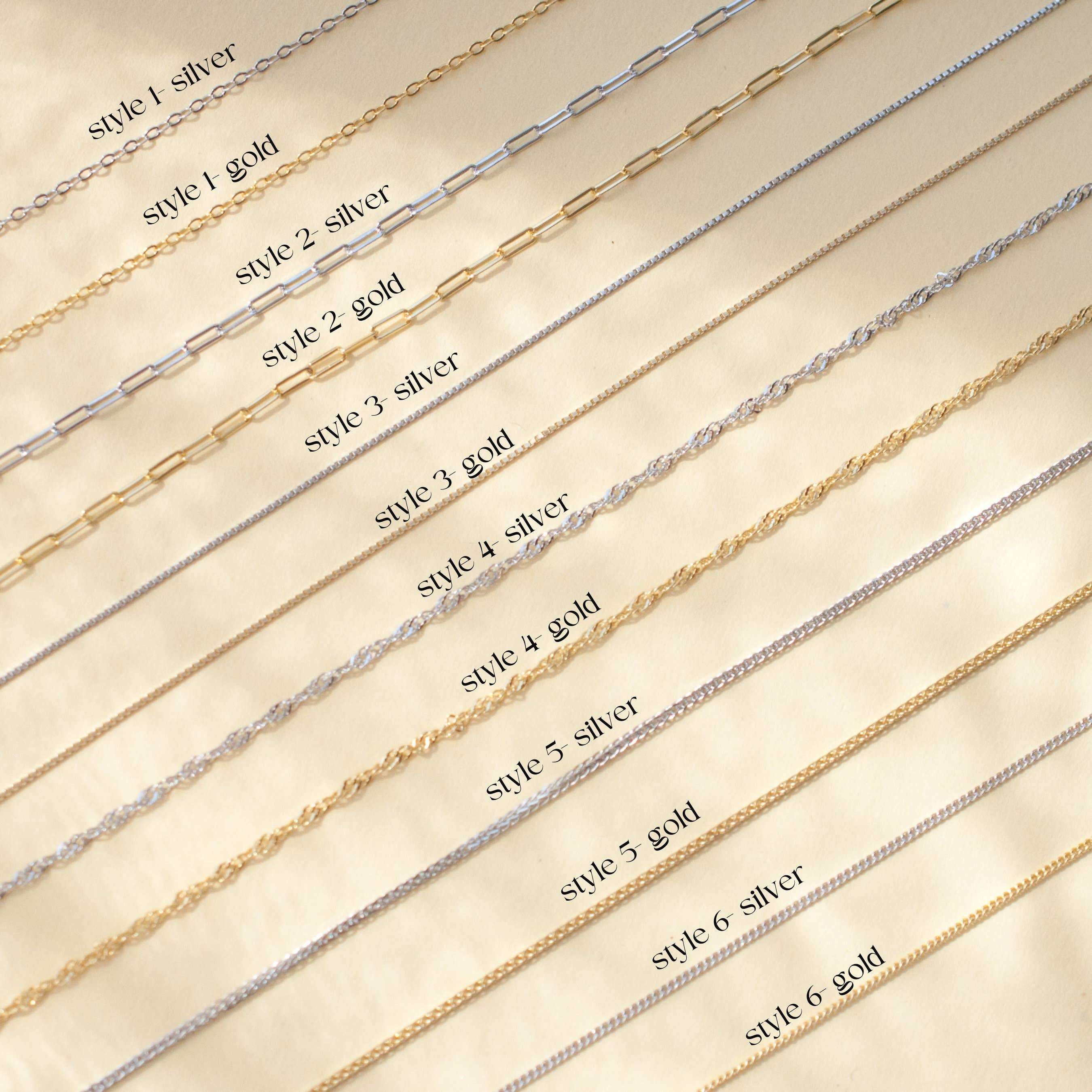 Rossie Jewellery - Wholesale Link & Chain Necklace - Gold Filled, Silver, Gold Vermeil Chain Necklace2