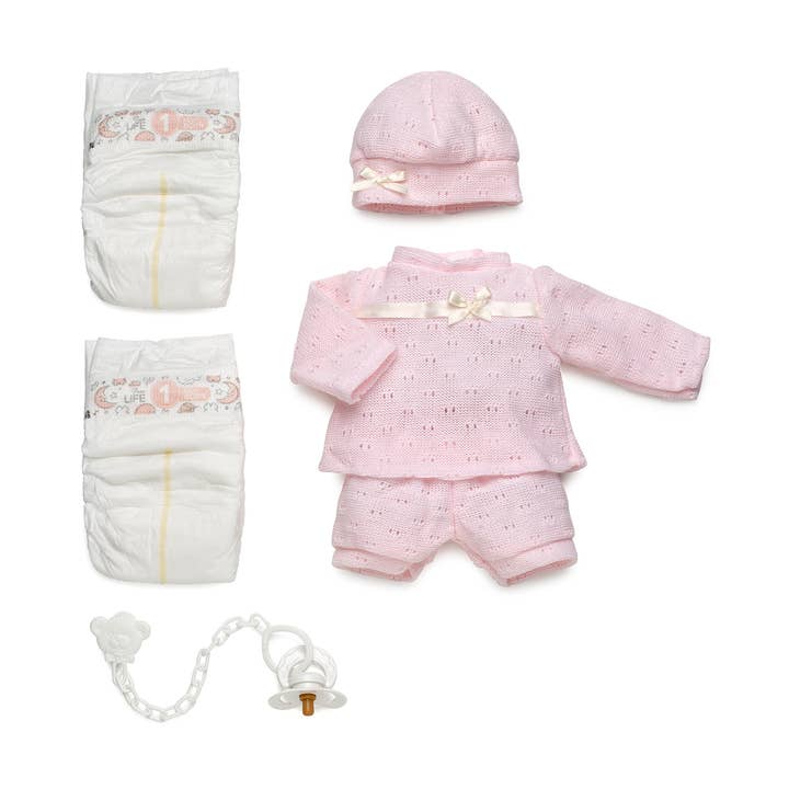Clothing set for dolls and reborn babies 38 cm for wholesale by Muñecas GUCA