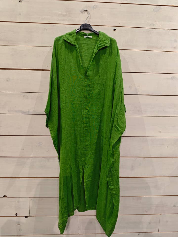 Linos y Textiles – wholesale Kaftan - Dam – REF 9036 KAFTAN VANLIGT LINNE 100%