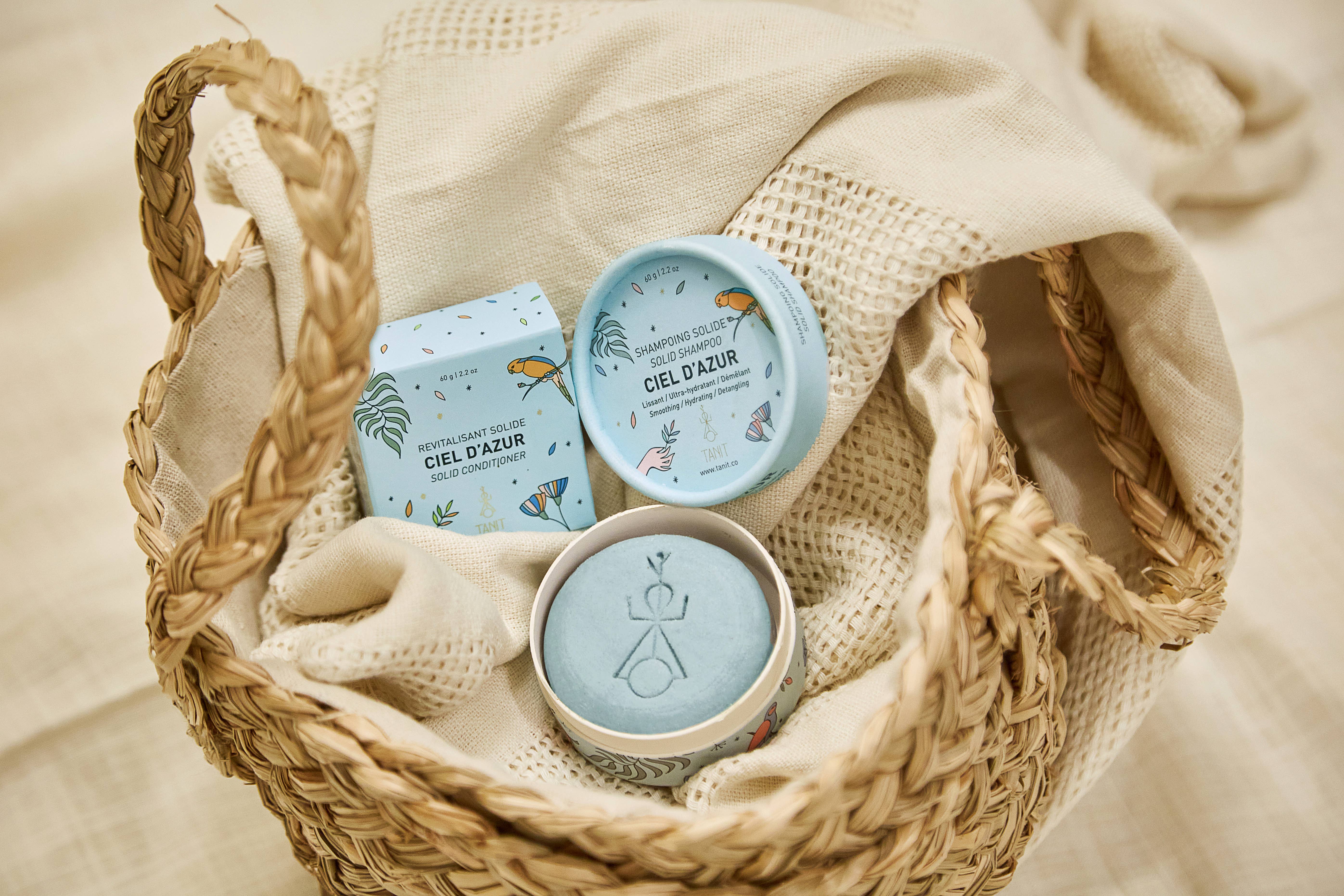 TANIT – Großhandel Shampoo-Puck/festes Shampoo – Shampoo Bar - Ciel D'Azur — Hydratation für trockenes und sprödes Haar3