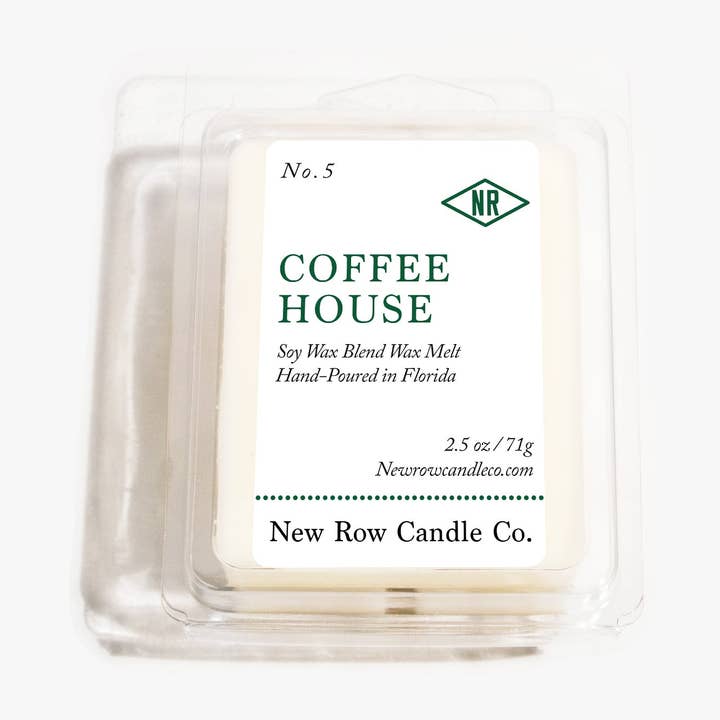 Coffee House Farmhouse Wax Melt for wholesale by New Row Candle Co.