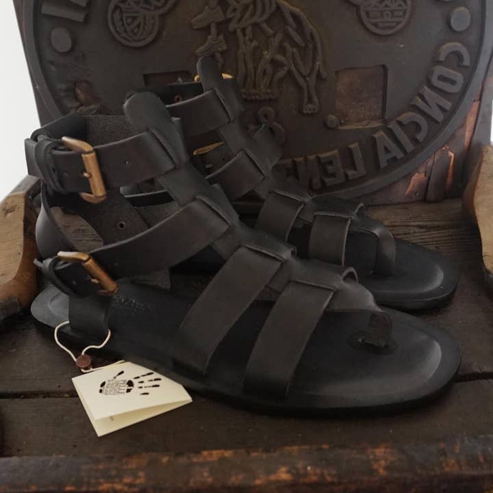 Sandales Gladiateur pour Homme en Cuir Souple pour la vente par Mario Doni