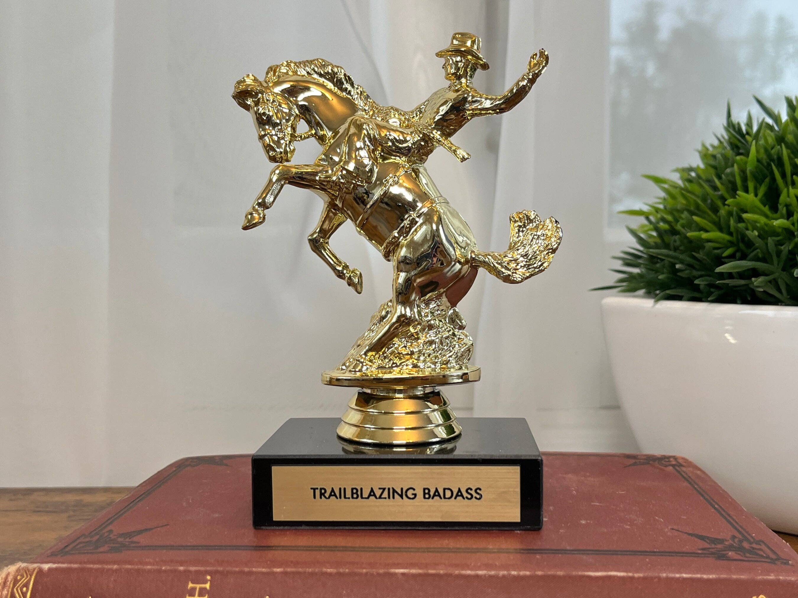 Dash of Sass Studio - Wholesale Decorative Figurine - Trailblazing Badass Trophy1