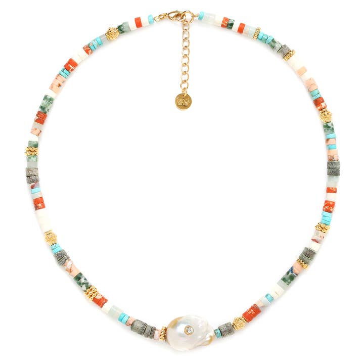 KARA big FWP short necklace for wholesale by Franck Herval