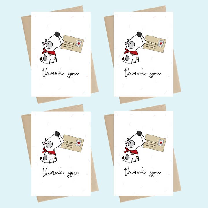 Dandelion Stationery – wholesale Thank you card – Mini Card Pack - Thank You - Greetings Card