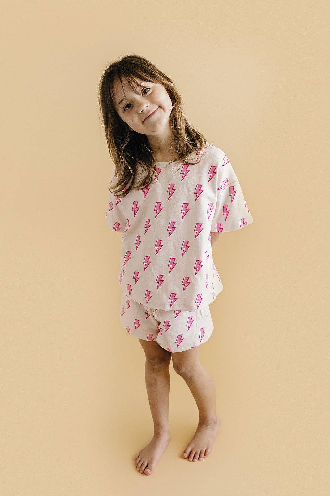 Lucky Panda Kids - Wholesale Top & Short Set - Kids - Shorts Set | Pink Bolts11