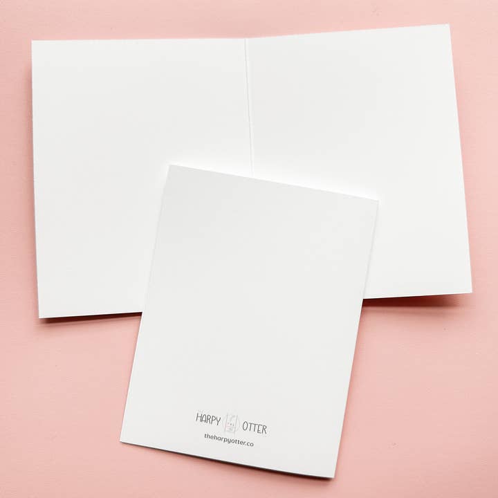 The Harpy Otter Co - Wholesale Stationery/Notecard Set - Gay Pride Floral Notecard3