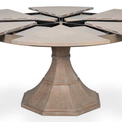 LOOMLAN - Wholesale Side Table - Giselle Jupe Extendable Wooden Dining Table21