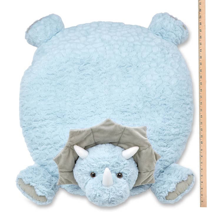 Bearington Collection - Wholesale Security/Cuddle Blanket - Baby - Lil' Tracer Plush Dinosaur Belly Blanket, Tummy Time Mat2
