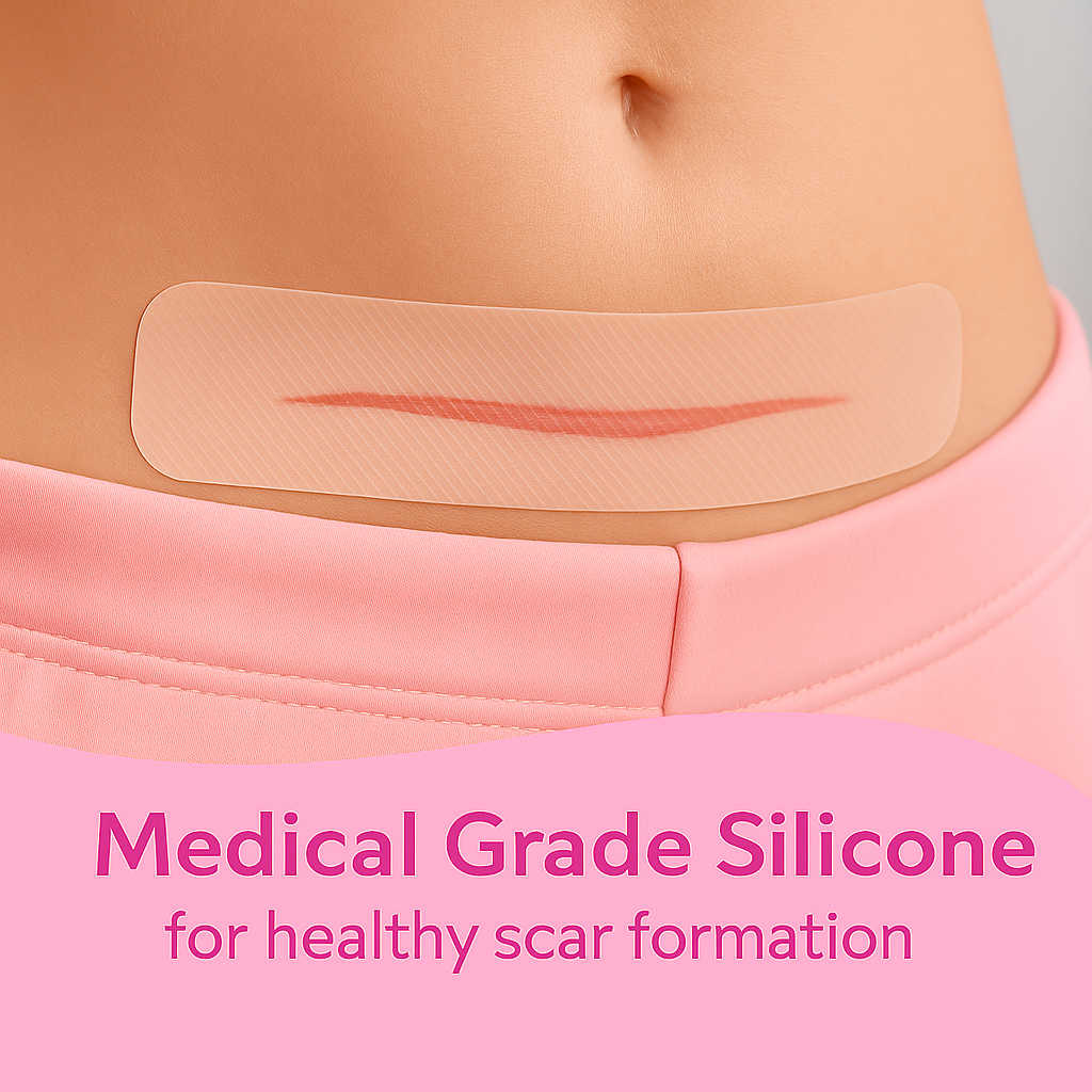 Ninja Mama - Wholesale Scar cream - Ninja Mama Transparent C-Section Silicone Scar Strips - Pack of 66