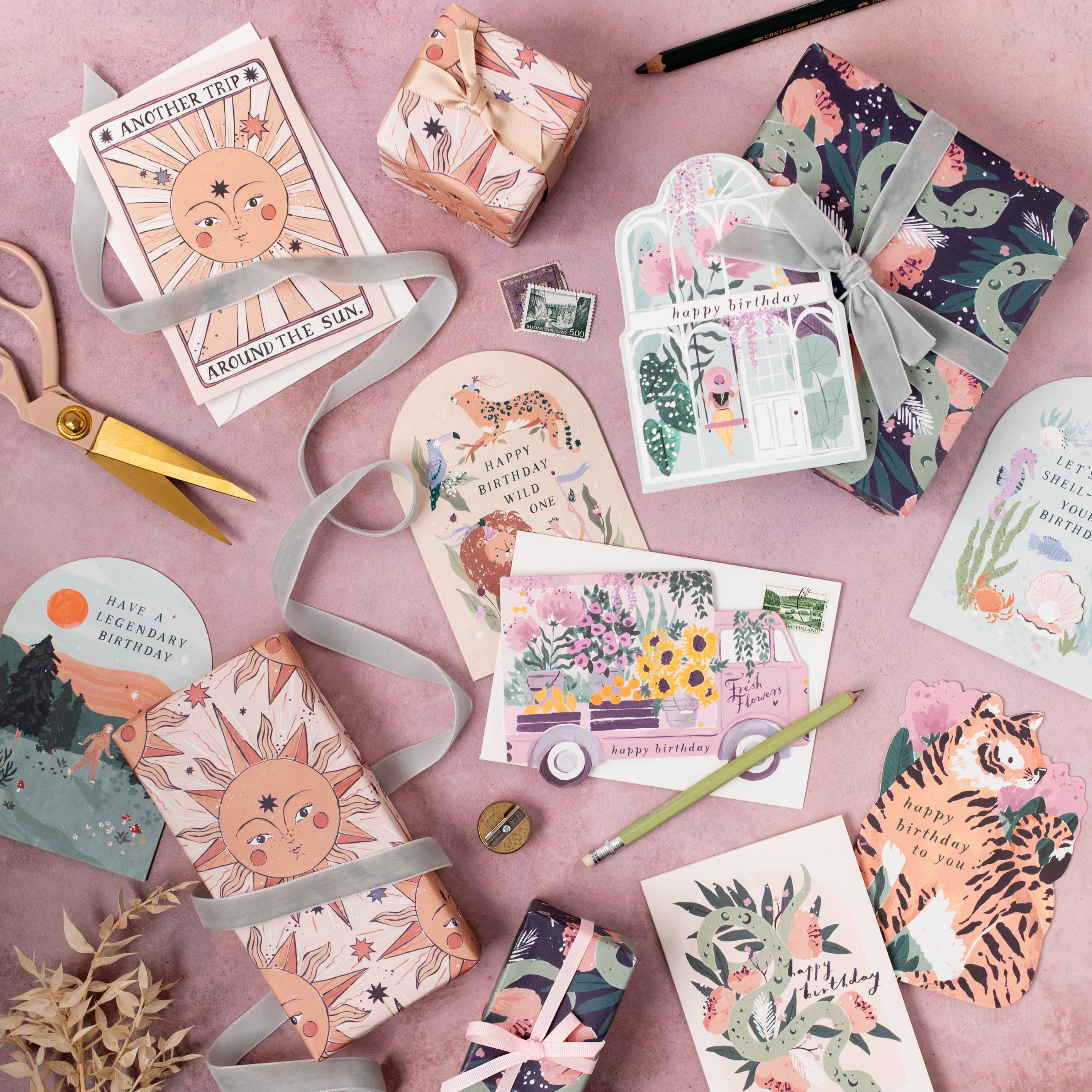 Sister Paper Co. - Vente Cartes d'anniversaire - Cartes d'anniversaire en forme de tigre | Cartes de tigre | Cartes d'animaux | Cartes4