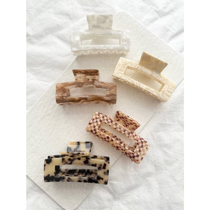Assorted Acetate Jumbo Hair Claws - BETTY ASSORTED for wholesale by LoveLina