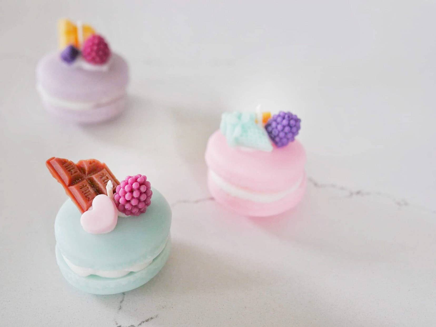 ZOETSTUDIO - Wholesale Novelty candle - Macaron Dessert Candle Trio | Soy wax3