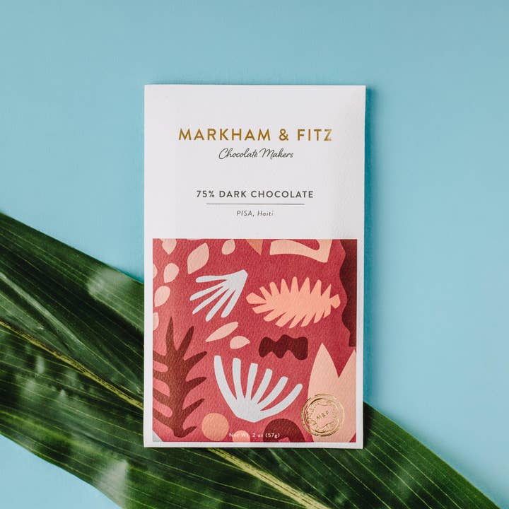 Markham & Fitz Chocolate - Wholesale Chocolate Bar - Haitian Dark Chocolate Bar - 75% Dark Chocolate