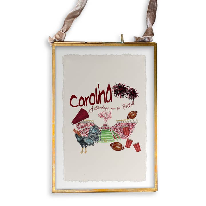 French Graffiti - Wholesale Tea Towel - South Carolina Football Pattern13