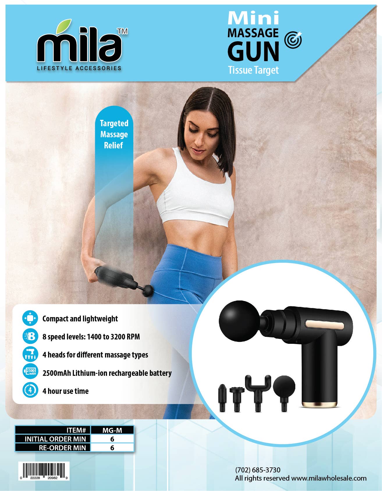 Mila Wholesale - Wholesale Body Massager - Mini Massage Gun2