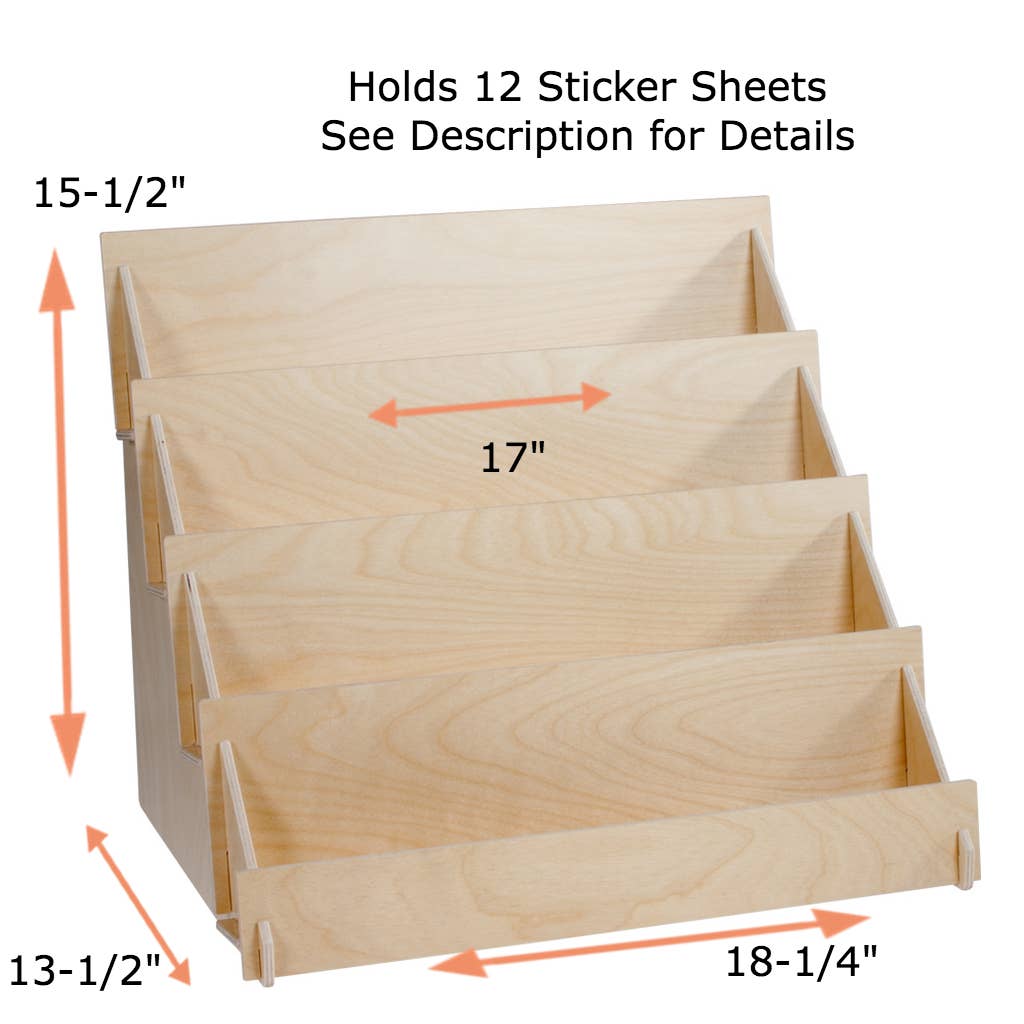 Hudson Illustration Co - About Town Co - Wholesale Retailer Display - Paper & Novelty - Bundle: 12 Sticker Sheets + Display Shelf0