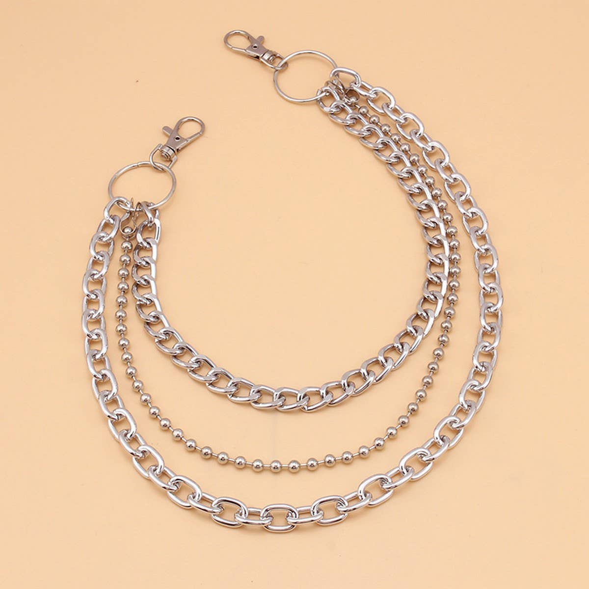 TYPE  MINIMALIST RETRO HIP HOP PANTS CHAIN_CWMM0671 for wholesale on Faire3