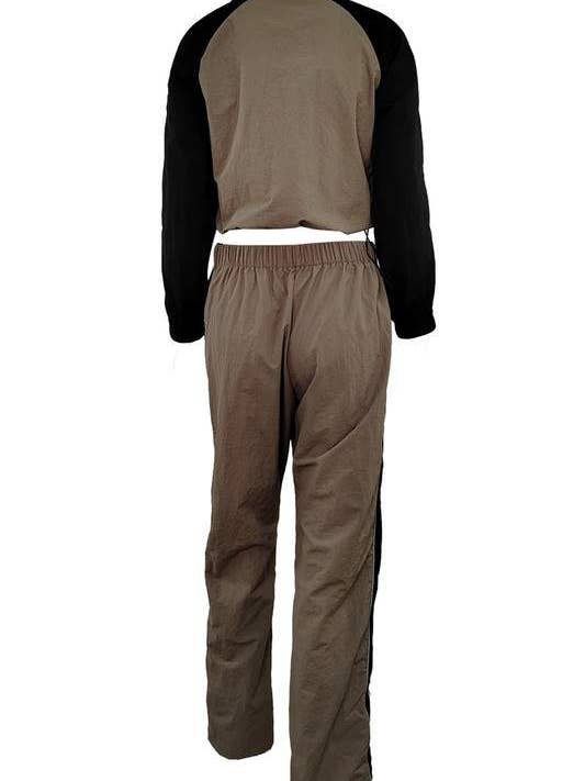 Flarix - Wholesale Top & skirt set – Women's - two tone tracksuit set5