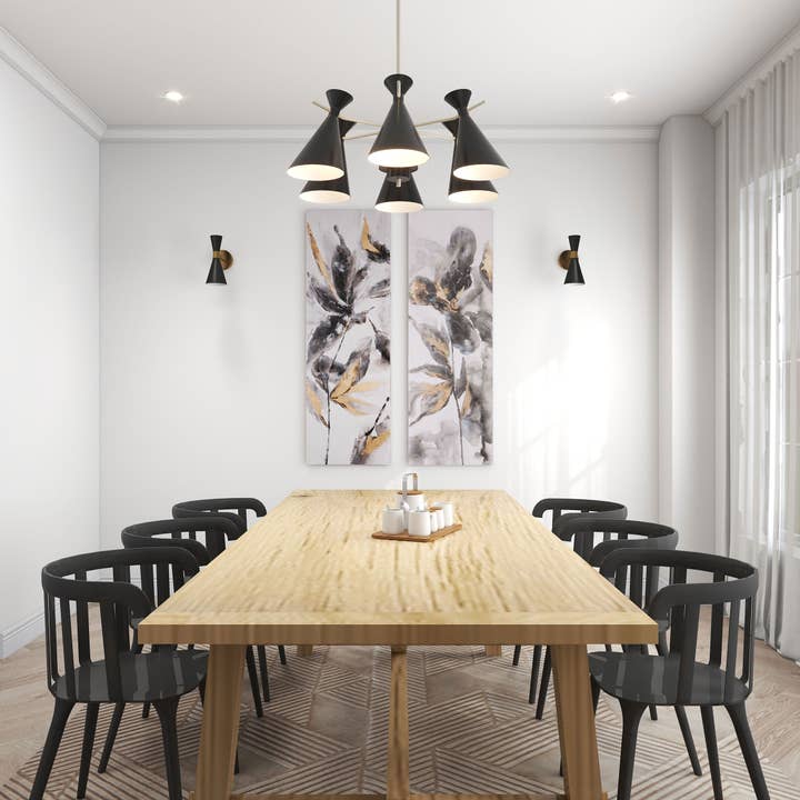 Vertuu Design Inc. - Venta al por mayor Pintura/dibujo - Lienzo pintado a mano Posh Blooms I4