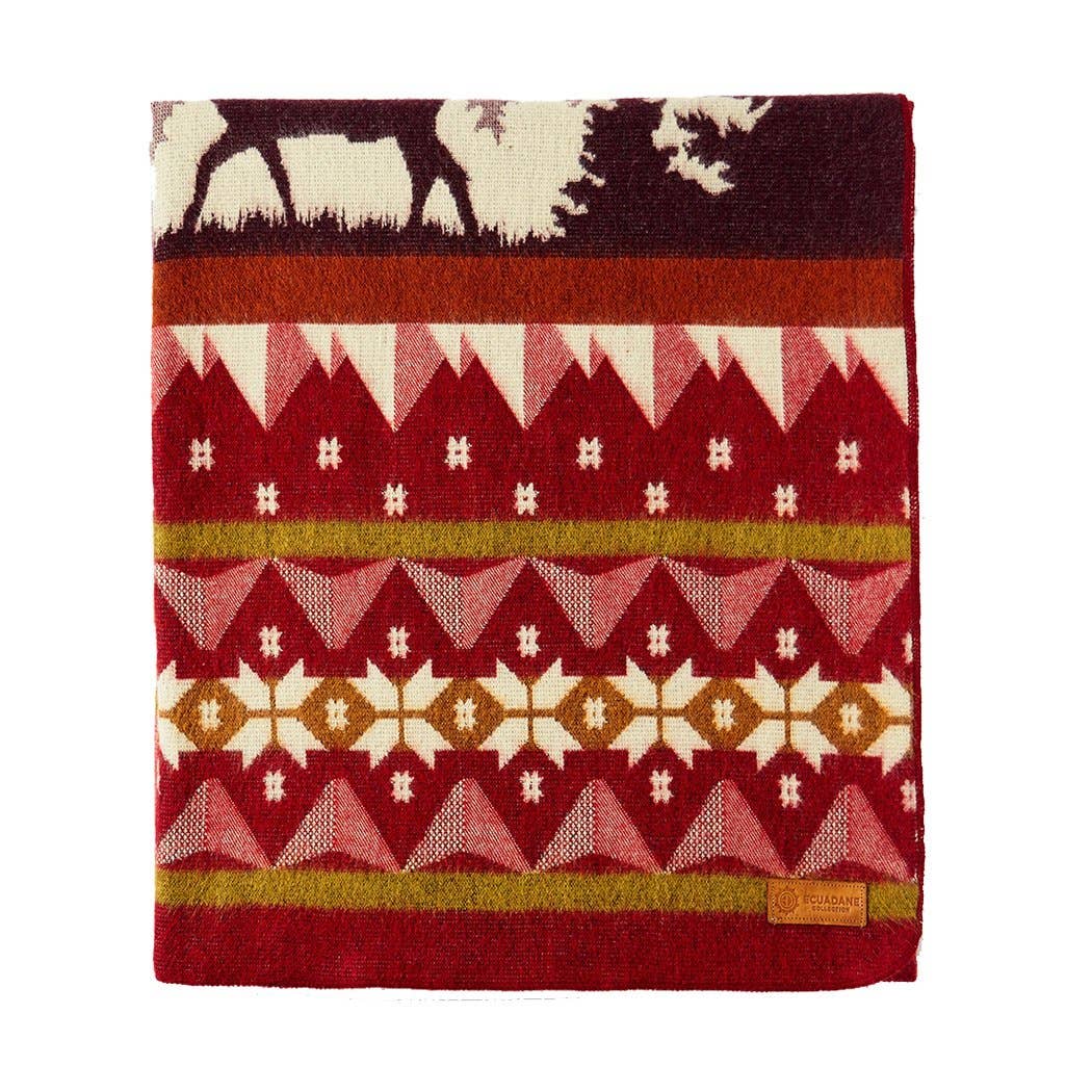 Ecuadane - Wholesale Throw Blanket - Southwest Reversible Aztec Blanket, Queen Size Throw5