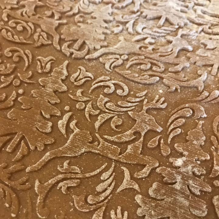 Sweet Rolling Pins - Wholesale Rolling pin - Embossed Prancing Reindeer Rolling Pin – Pottery2