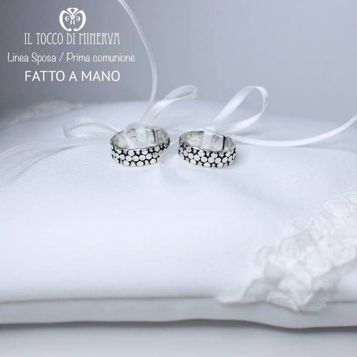 Handmade Essential Wedding Ring Bearer Pillow for wholesale by Il Tocco di Minerva