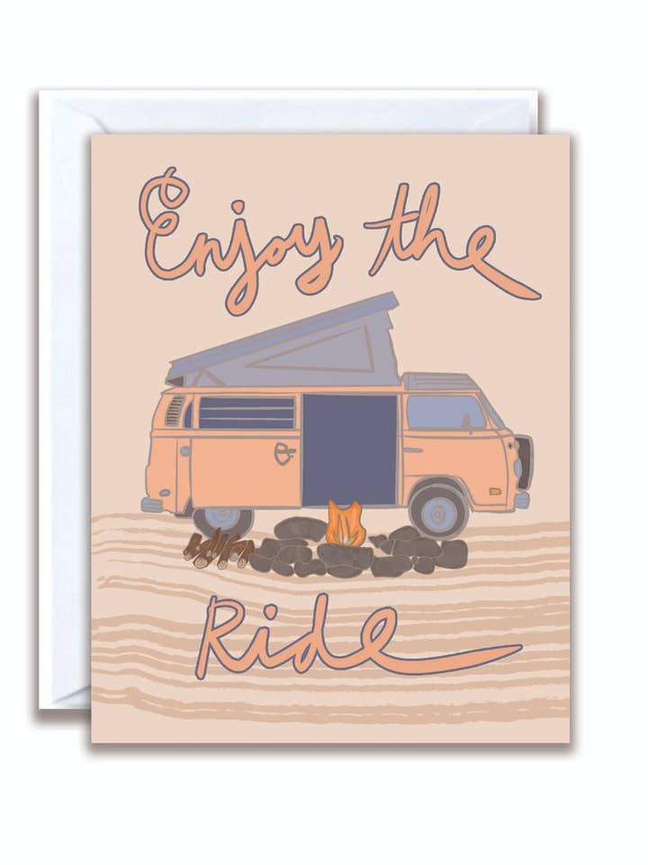 Enjoy The Ride, Everyday Card for wholesale by Flo and Syd