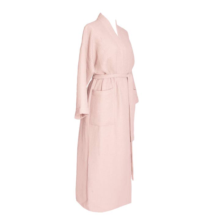 EKIN FROG – wholesale Robe – Women's – Beige Cotton Bathrobe2