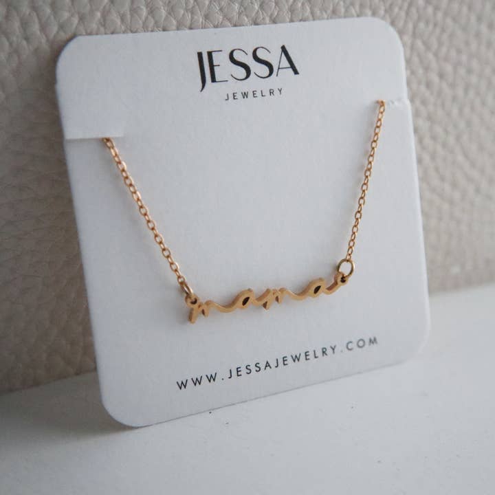 JESSA Jewelry - Wholesale Pendant/Charm Necklace - Dainty Mama Necklace