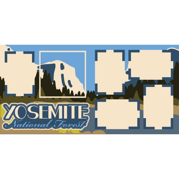 Yosemite National Forest voor wholesale door Scrapbook Concierge