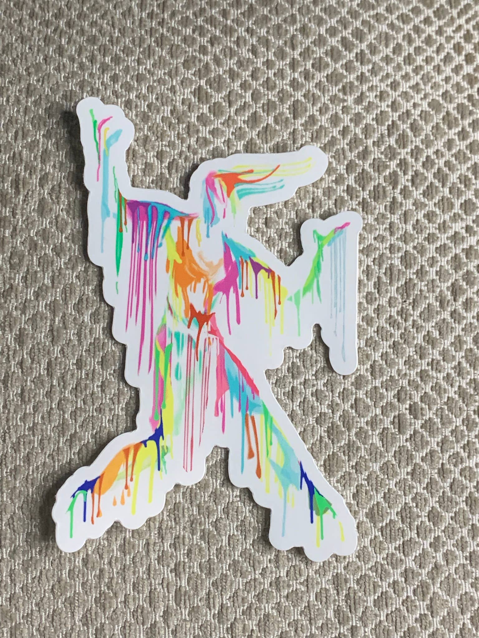 Denali & Co. - Wholesale Sticker - Colorful Drip Art Dancer Sticker – 2.6” x 4” Vinyl Sticker3