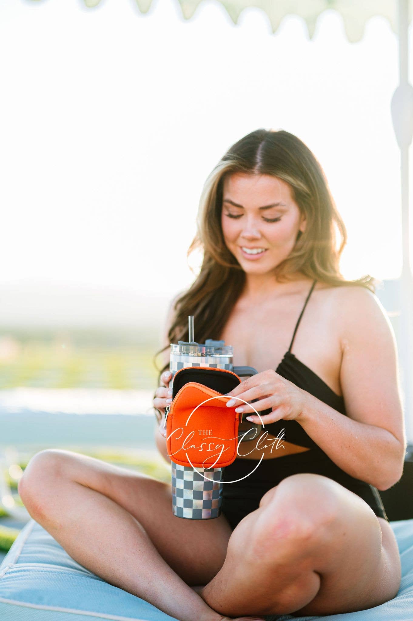 The Classy Cloth WS - Wholesale Handtasje - Dames - Neopreen etui voor 40 oz Quencher Tumbler RTS5