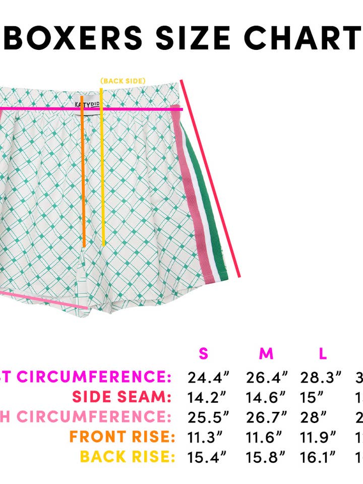 Pink Striped Ladies Boxer Shorts for wholesale on Faire