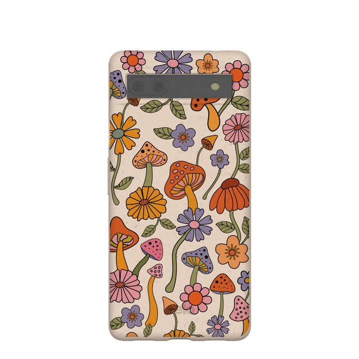 Seashell Shrooms and Blooms hoesje voor Google Pixel 6a voor wholesale door Open Mind Developments Corporation