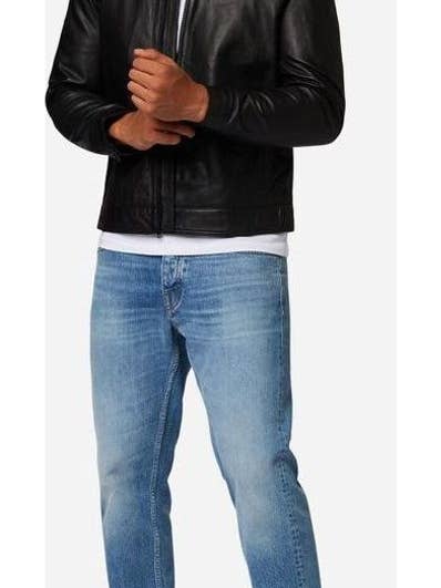 Veste en cuir Emmo pour homme - cuir d'agneau de première qualité pour la vente par Ricano