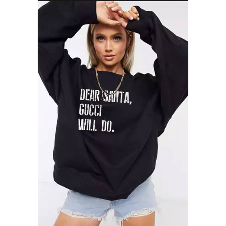 Nobrand - Wholesale Graphic Sweatshirt - Women's - FASHION SWEATHERSHIRT WOMEN TOP