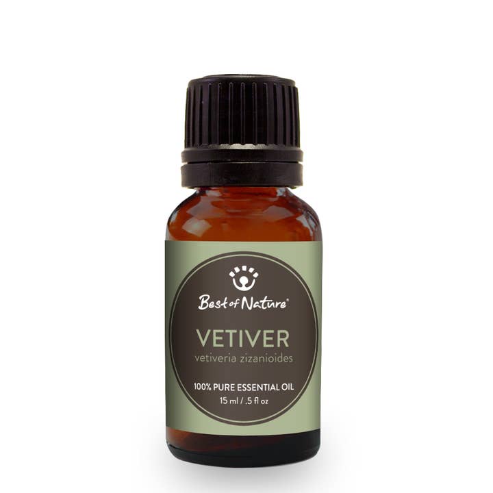 Best of Nature - Wholesale Essential Oil - Vetiver Essential Oil, 100% Pure - 15ml