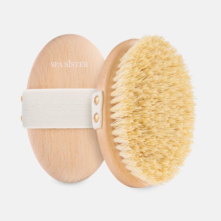 Bath Accessories Company - Wholesale Body Brush - Beechwood Sisal Dry Body Brush