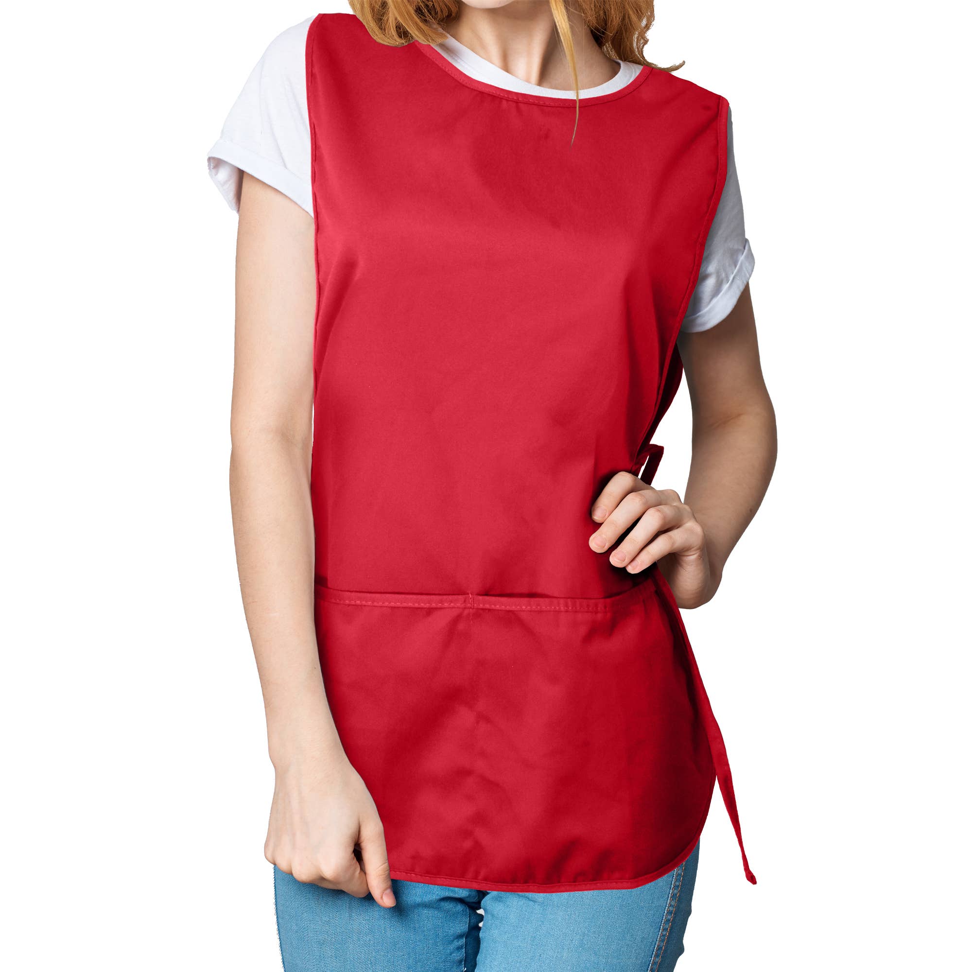 Dalix - Wholesale Apron - DALIX Cobbler Apron 2 Pockets Smock Regular 28.5" x 18.5"29