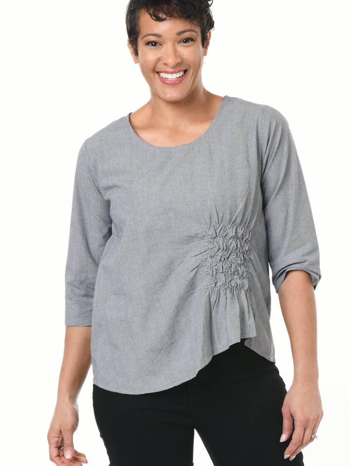 CV365 Olga in Camden Check for wholesale by Tulip Clothing