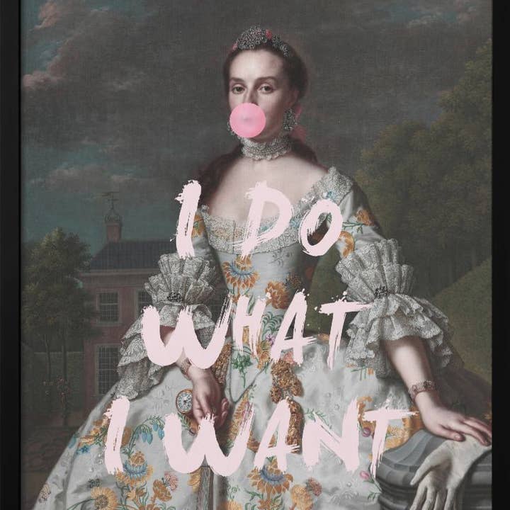 Ready2hangart, Inc. - Wholesale Art Print - "What I Want" Framed Print Wall Art0