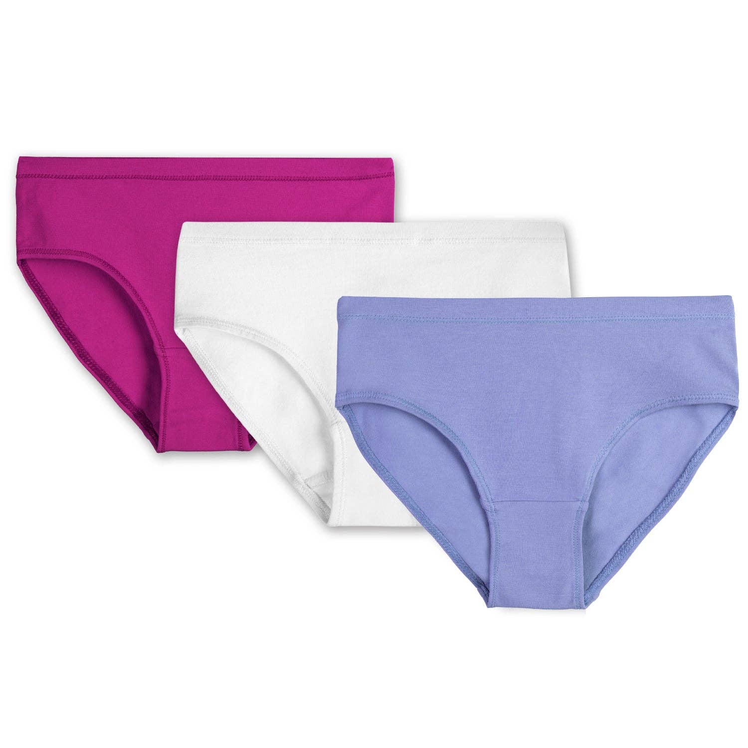 Mightly - Vente Sous-vêtements – enfant - Lot de 3 culottes bikini pour enfants en coton biologique3