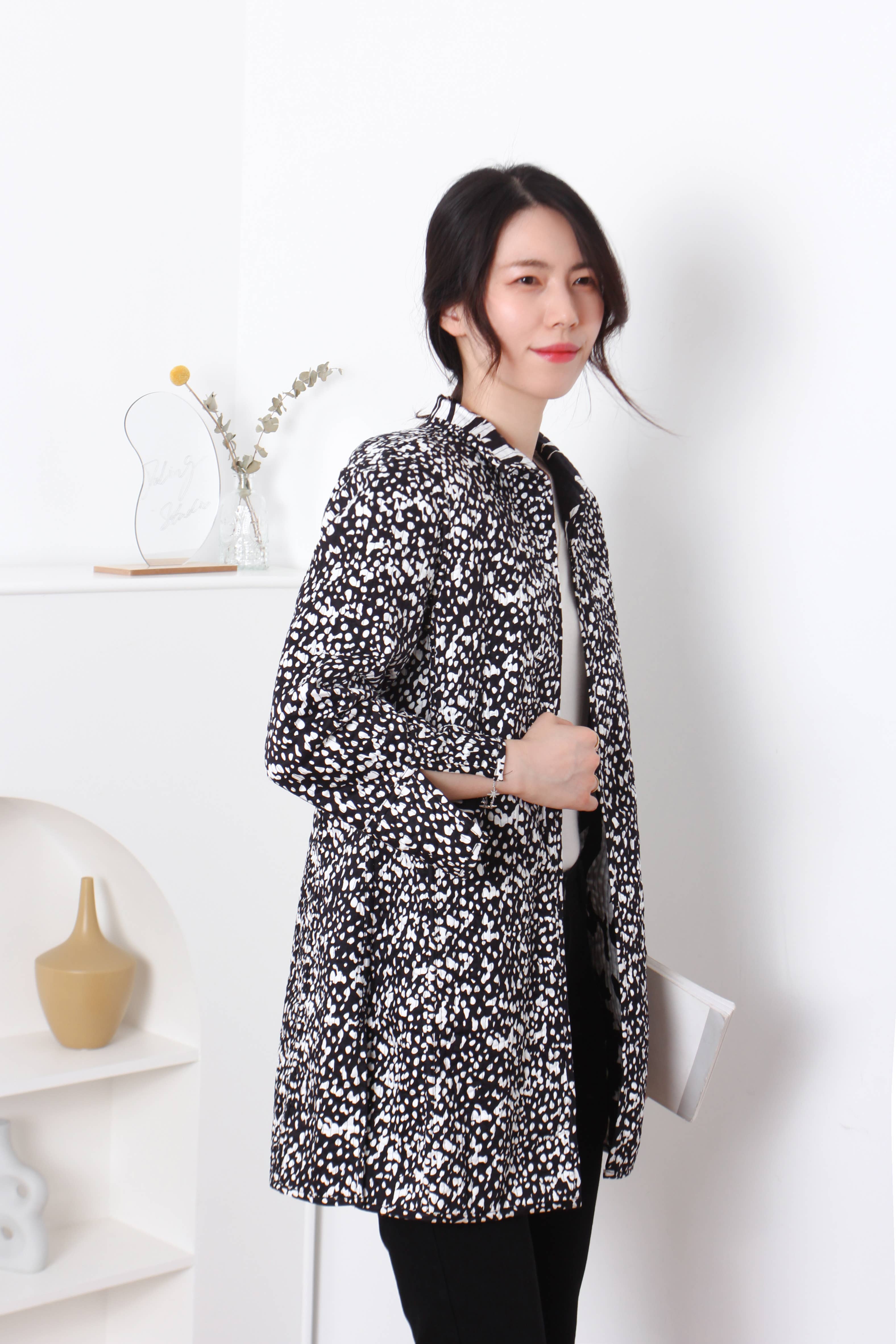 Trimdin - Wholesale Jacket - Women's - Quilted Cotton Mid-Length Black5