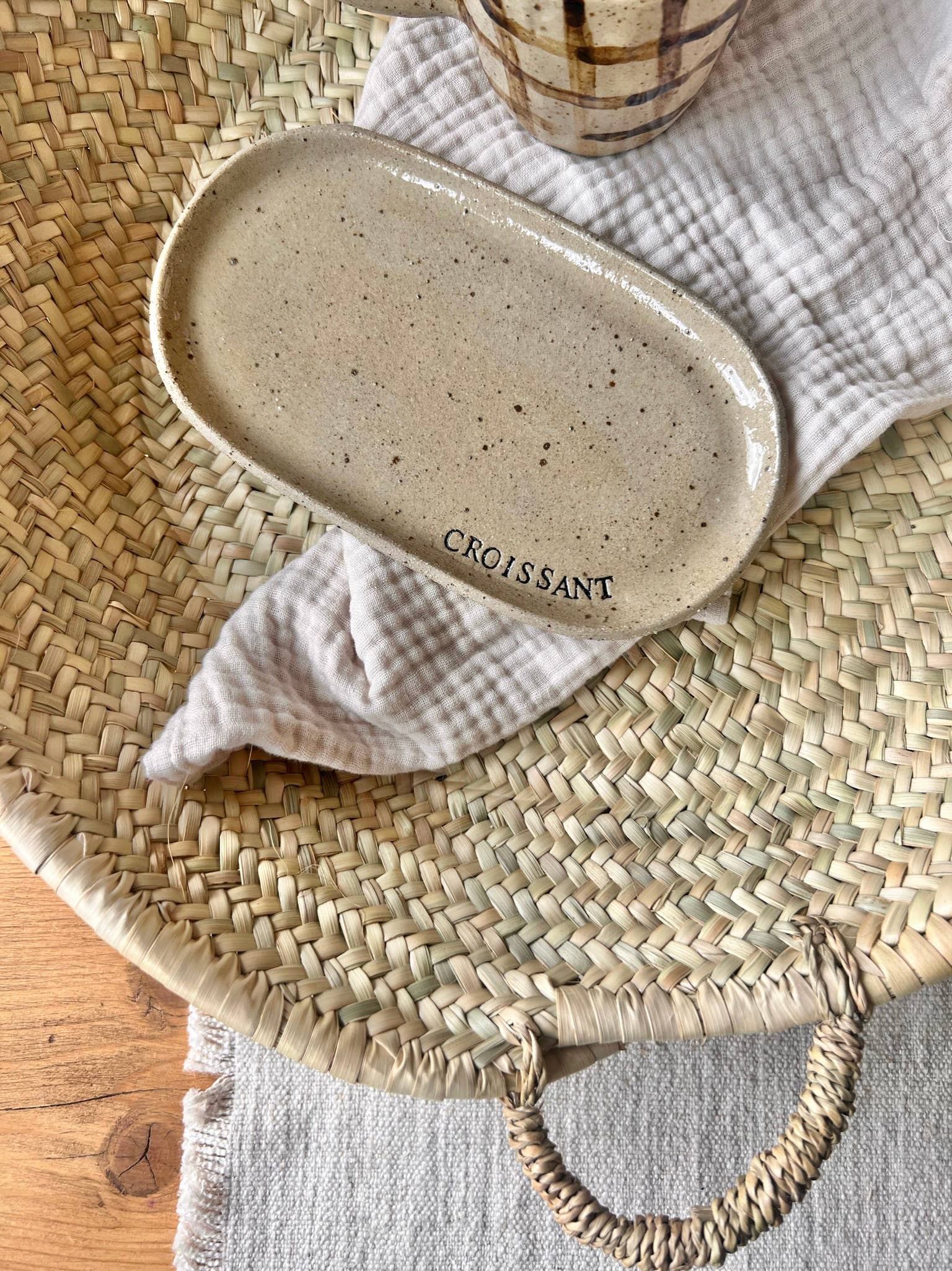 Teppi – wholesale Serving plate – Croissant Ceramic Plate 1