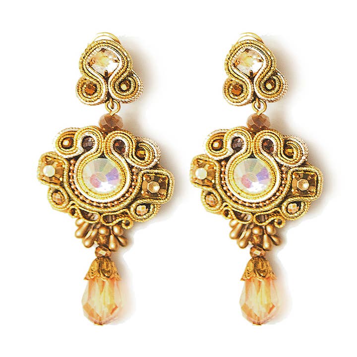 PENDIENTES REGIA para venta al por mayor de CANDELA DE REINA